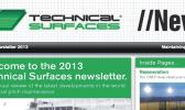 Technical Surfaces 2013 Newsletter Feature Image